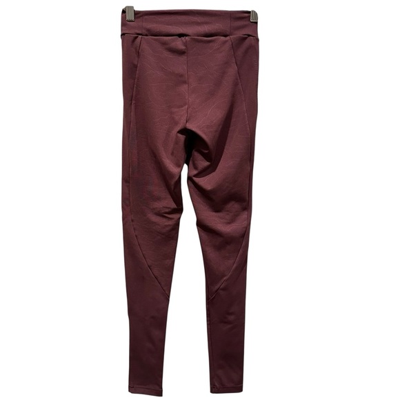 Gymshark Lustre Leggings In Winter Berry Red Women’s Size Small Activewear Gym - Picture 4 of 7